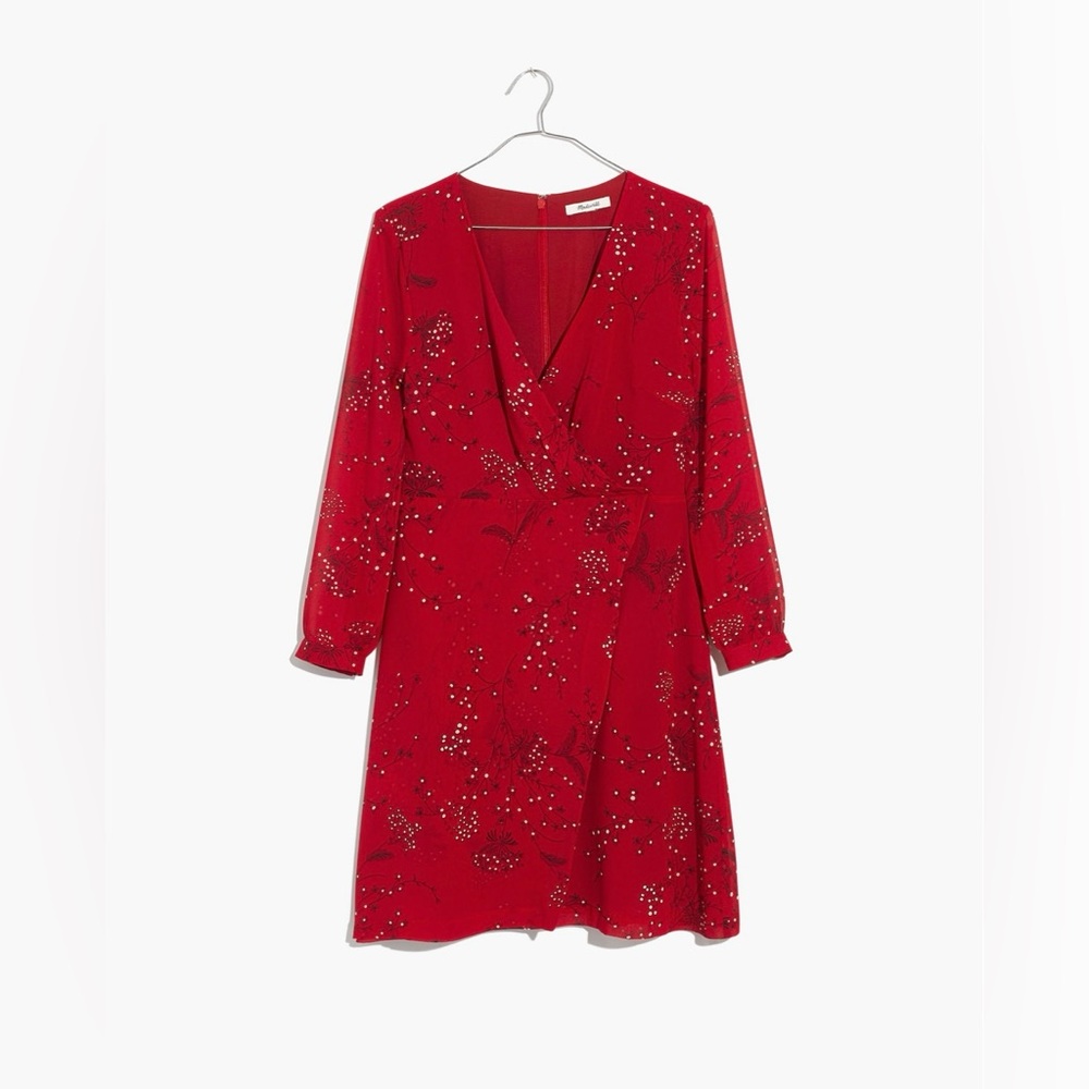 Madewell Hazelwood Wrap-Front Mini Dress: Size 4